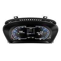 Digital Dash, Aftermarket Digitales Kombiinstrument, Digitales Kombiinstrument für BMW 5er E60 E61 525D 2003-09 Jahre, Automotive Replacement Instrument Panel Gauges,Unterstützt CarPlay
