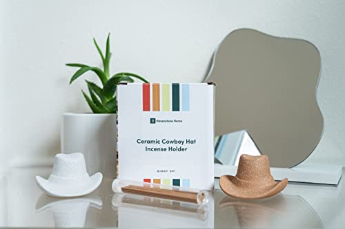 Havenstone Home HVN8 Ceramic Cowboy Hat Incense Holder thumb #4