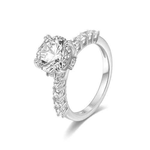 Bagues de fiançailles en moissanite, le cadeau idéal en argent 925 pour célébrer son amour