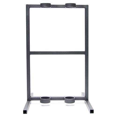 Candle Holder in Metal with 2 PVC Candles