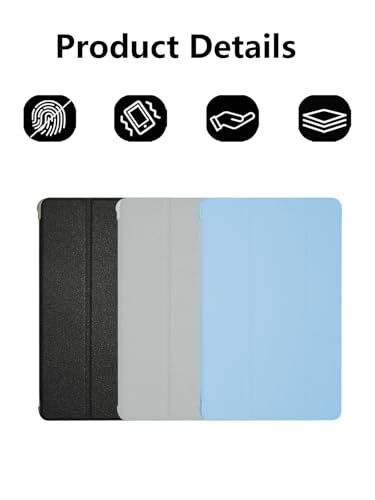 Coque TECLAST Artpad Pro 12,7 en polyuréthane noir fin haute protection