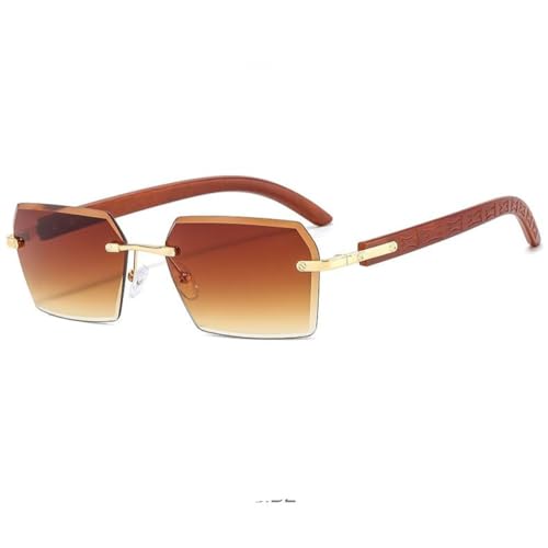 Lunettes de soleil rectangulaires femmes hommes verres dégradés UV400 tendance mode