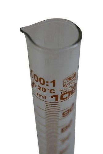 'Hecht' Messzylinder 100 ml - Laborglas Cover