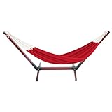 KUAFU 9-14 FT Wooden Hammock Stand, Adjustable Wood Hammock Chair for for Backyard, Patio, or Camping Trip, Accommodate 2 Person, 650lbs Weight Capacity