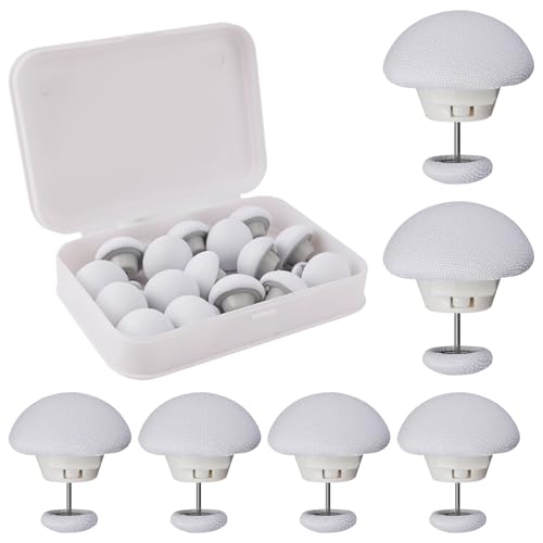 16 Clips De Fijación Para Edredón, Hebilla Antideslizante En Forma De Hongo Para Colchas, Funda Con Caja Blanco