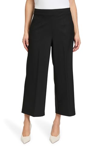 Betty Barclay Damen Marlene-Hose unifarben 44, Schwarz