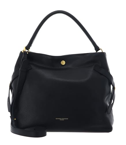 Gianni Chiarini Claudette Hobo Bag Nero le sac en cuir noir spacieux et léger