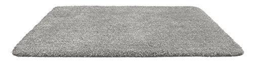 Wenko 23094100 Bath Mat, Light Grey, Polyester Blend, 60 x 90 x 3 cm