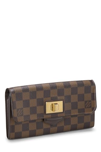Pre-Loved Damier Ebene Rosebery Wallet, Brown2