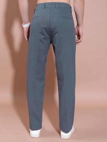 Image of Highlander Men's Ankle-Length Straight Fit Trousers | Modern Style & Comfort | Perfect for Casual & Formal Wear | Trouser for Men | Men Trousers | Trousers for Man | Pants for Man