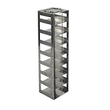 Crystal - BioExcell 16 Plate Chest Freezer Racks for 96 Deep -Well Plates (Locking Rod Included), EA1