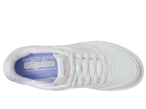Skechers Donna Jade Put It In Neutro Slip-On, Finiture In Duraleather Bianco, 38 Eu - 2