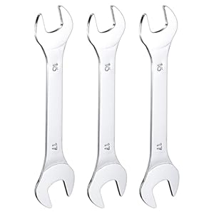 QUARKZMAN 3 Stück Doppelmaulschlüssel-Set 16×17mm