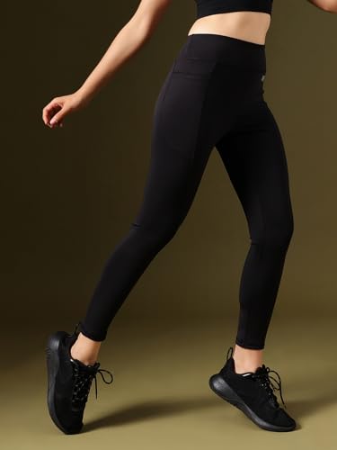 Image of Clovia Women's Snug Fit High-Rise Active Tights