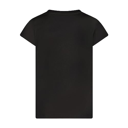 Image of Puma Girls Core Logo Short Sleeve T-Shirt, Crewneck, Soft and Lightweight