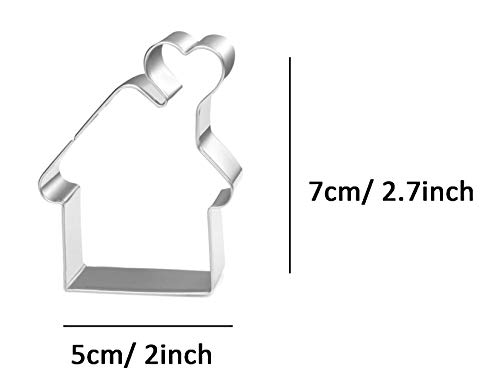 Wjsyshop Love House Shape Cookie Cutter thumb #1