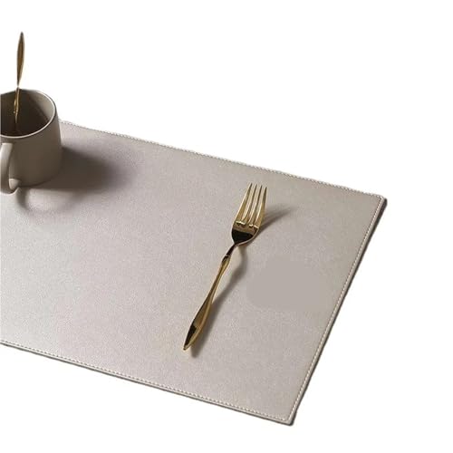 Set de table épais imperméable et dessous de plat isolant lavable pour bol gris