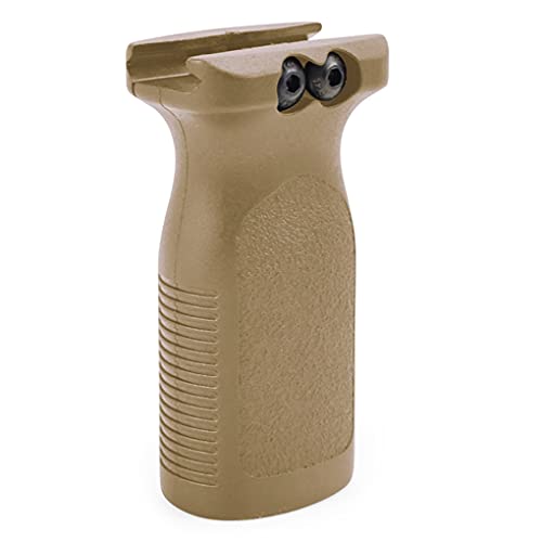 CARIOSYO 1 stück taktischer Griff Airsoft Front vertikal Griff rutschfest MOE. Nylon-Frontgriff for AR15. Gewehr 20mm Picatinny Rail Jagdgriffwerkzeug (Farbe : 02) Cover