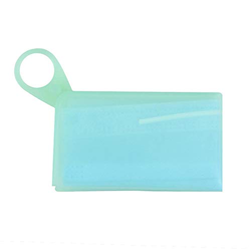 certainoly Silicon Storage Case Convenient and Light Pocket Size Pouch Case Transparent Reusable Keeper Folder Portable Storage Box Storage Clip Organizer For Mask