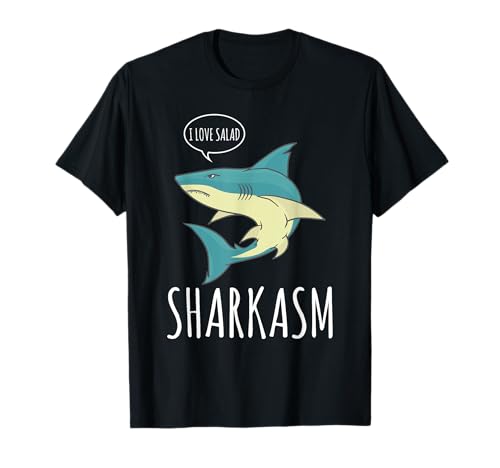 Sharkasm T-shirt drôle de requin sarcastique T-Shirt