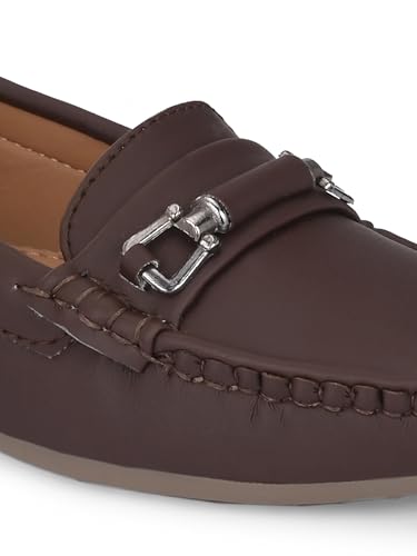 Image of Karaddi Women's Loafers | Cushioned Footbed | Stylish Fashion Moccasins | Comfortable Slip On Formal Loafer for Women | Flexible Style Casual Shoes | Formal Office Wear Shoe