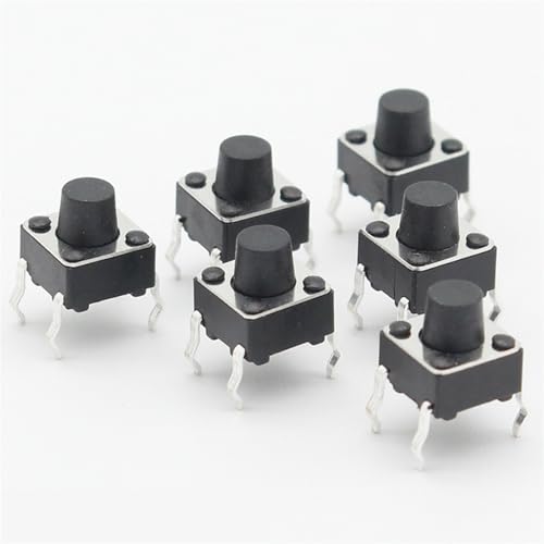 Bouton poussoir 6x6x6.3mm en cuivre à forte conductivité pour réparation électronique