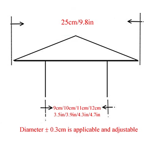 Chapeau de cheminée conique couvercle ventilation toit extracteur ajustable - 3