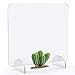 LF LOIAAFEL Trennwand Schreibtisch,Plexiglas schutzwand,Plexiglas-Virenschutz Hustenschutz,plexiglass Shield for Desk 50x50cm,Geeignet for Rezeption,Shop,Besprechung,Schreibtisch plexiglasscheibe