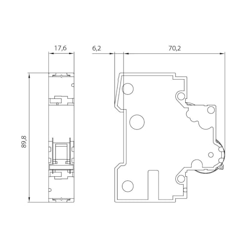 Siemens 5SY4104 6 disjoncteur 1 pôle 230400 V 5 kA - vue 3