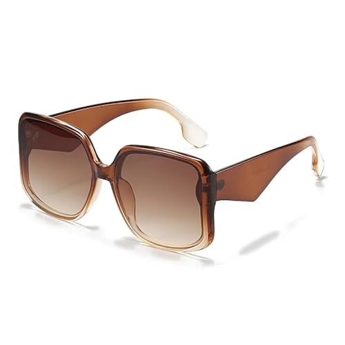 Lunettes de soleil de créateur à monture surdimensionnée et UV400