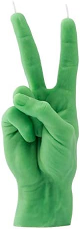 CandleHand Hand Gesture Candle Middle Finger - Big Real Hand Size 22 x 9 x 8 cm - Unusual Birthday, Office, Housewarming Gift (Yellow)