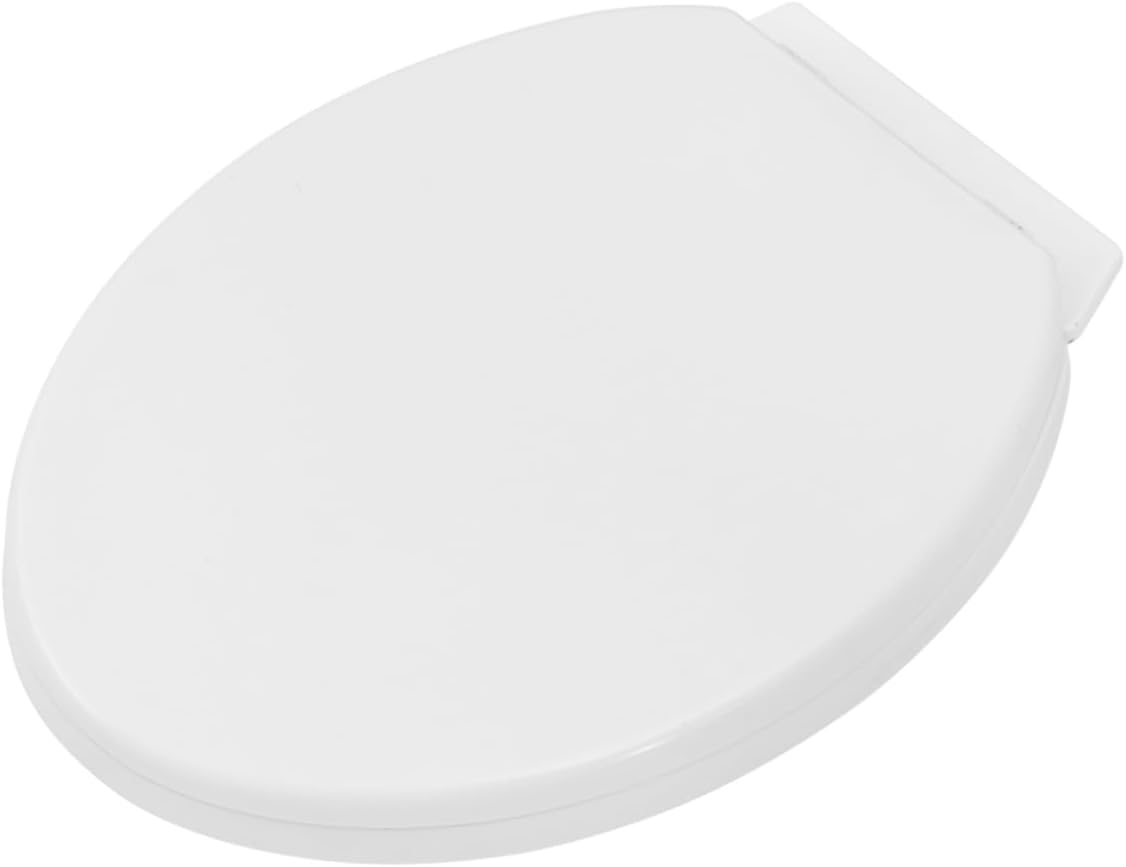 Thick Shaped Toilet Seat Cover Pp Hinge Home Hotel Bathroom Lid Easy to Close