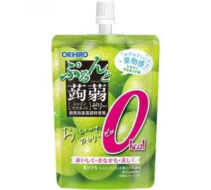 オリヒロプランデュ ぷるんと蒟蒻ゼリースタンディングシャインマスカット 130g×8個セット