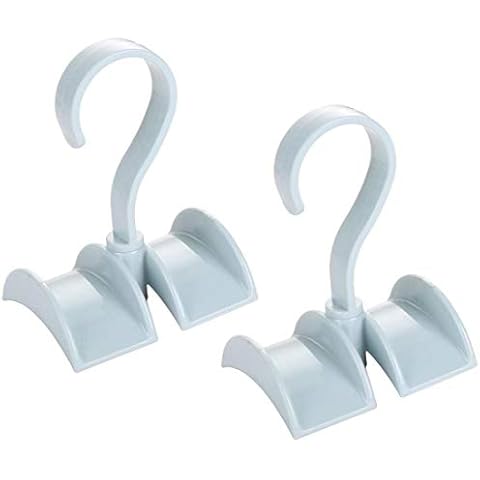 SUPIA 360-Degree Rotation Closet Organizer Rod Hanger Handbag Storage Purse Hanging Rack Holder Hook Bag Clothing Hanger 2pcs Cover
