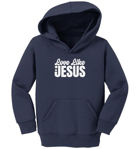 Tcombo Love Like Jesus - Christ Christian Toddler/Youth Fleece Hoodie