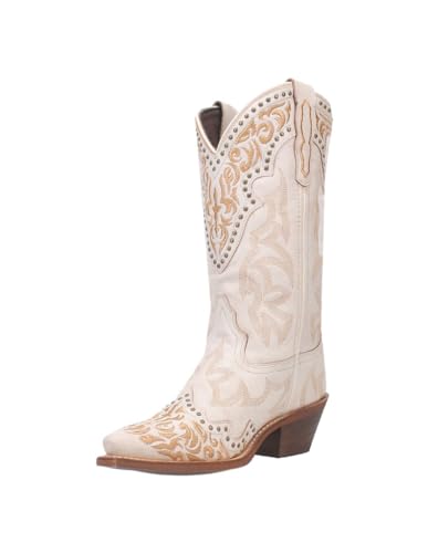 Laredo, Womens, Regan, White, 8.5, Medium