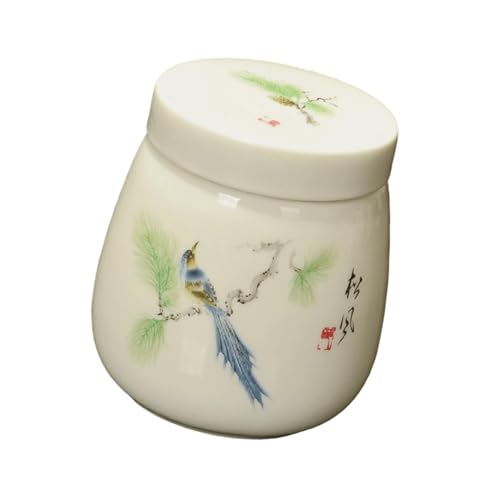 Nucelit Cuociuova in ceramica cinese con motivo floreale, realizzato a mano, capacità 220 ml, con coperchio, per la preparazione dei pasti, tazza in ceramica per uova cocotte