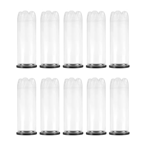 Tube ramasse-balles tennis et golf Levemolo transparent en PVC rigide haute visibilité