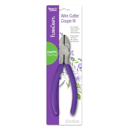 FloraCraft Floral Wire Cutter 6.5 Inch Purple