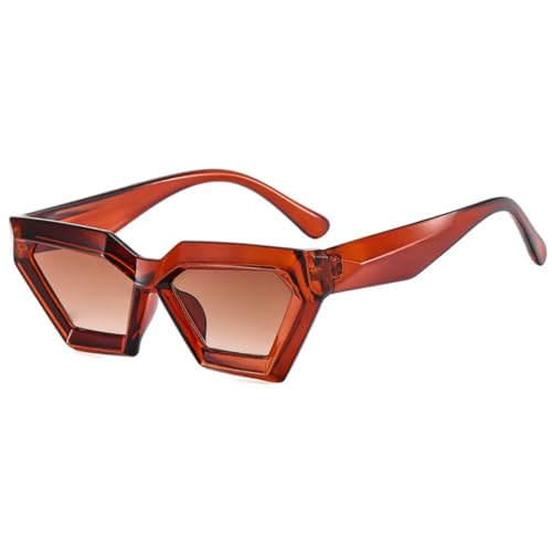 Lunettes de soleil œil de chat avec monture rétro fine et élégante