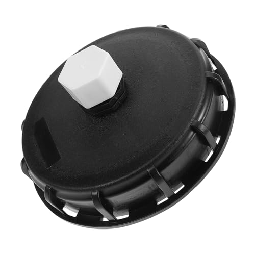 Hoement IBC Tanque Tapa Plástico con Externa con Orificio de Ventilación para Barriles IBC Tapa Resistente y Hermética para y Tambores Industriales