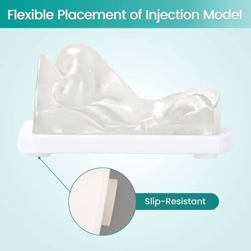 Image of Transparent Facial Injection Model, Facial Training Nose Model for Injection and Filler Practice, Used for Micro Plastic Surgery Teaching, Beautician Teaching, Medical Students Doctors