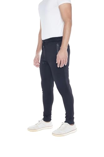 Mens Sweatpants 3- Pack Active Athletic Joggers with Zipper Pocket and Drawstring4