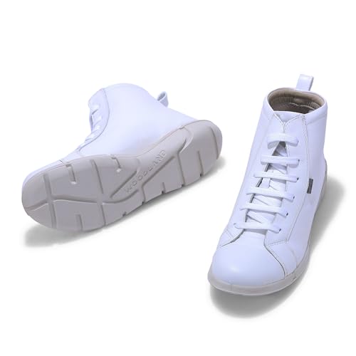 Image of Woodland Women White Sneakers