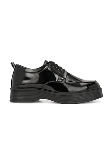 Leo's Fitness Shoes Men's Patent Leather Derby Shoes - Image 5