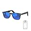 Grey Frame+blue Lens