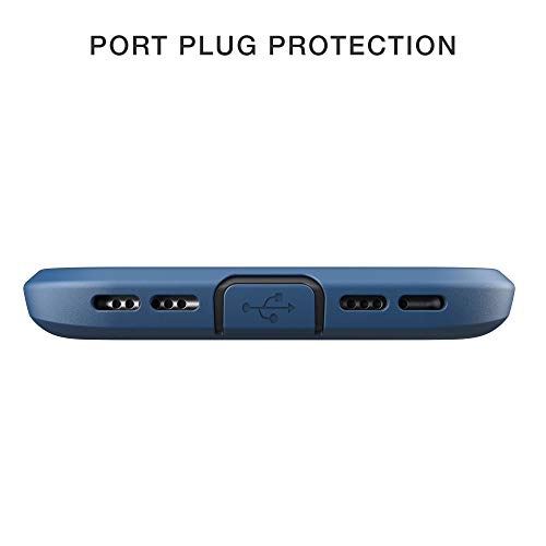 smpl iPhone 7/8/SE Drop Proof, Lightweight, Protective Wireless Charging Compatible iPhone Case - Navy (SP1230)