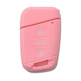 Carcasa de silicona Carcasa llave para mando Volkswagen Magotan Passat B8 y Skoda Superb kodiaq A7 llavero