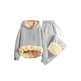 [YJSO] 裏起毛 ジャージ スウェット セットアップ メンズ 厚手 裏ボア もこもこ プルオーバーパーカー 上下セット ロングパンツ 2点セット 3XL ジョガーパンツ 暖かい アウトドア 防寒対策 グレー1 運動着 釣り 秋 冬 無地 大きいサイズ