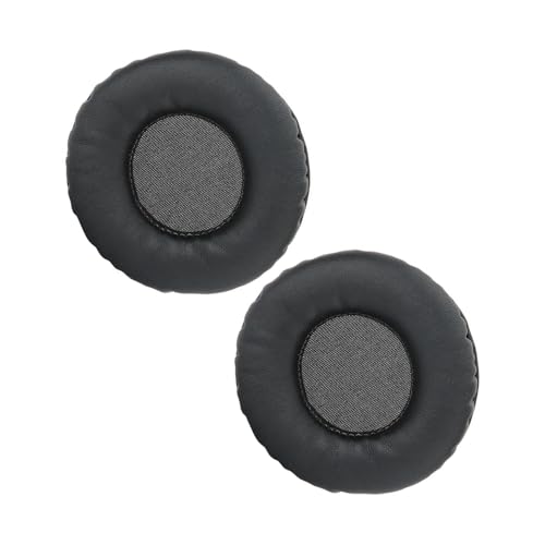 Almohadillas universales negras para auriculares, 75 mm, reposición de cojines, aislamiento acústico, 3,0 pulgadas miniatura 2